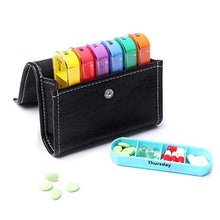 Stronrive Settimanale Portapillole 7 Giorni Pill Box O rganizer con 28 Scomparti per vitamine, integratori e medicinali