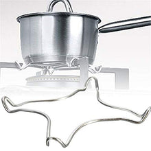 JIFeng - Supporto a forma di stella, in acciaio inox, per pentole a pressione, stella ordinaria, 19 x 19 cm