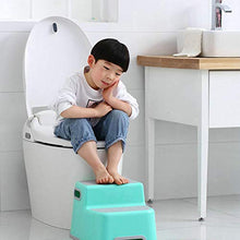 TT1 Sgabello, Sgabello da Bagno per Bagno, Sgabello per Bambini Antiscivolo a Doppio Gradino per Uso Domestico, mobili per Bambini