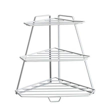 LYM &ripiano di stoccaggio Cucina Mensola Girare Frame Corner 3 Strati Scaffale condimento Rack di stoccaggio condimento -White Scaffale di Finitura