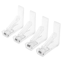 dongguan NUEEUDD Clip per tovaglie 4 Pezzi Coprivaso in plastica Trasparente Tovaglia Clip per Morsetto Supporto per Feste