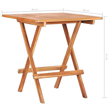 vidaXL Set da Bistrot 3 pz con Cuscini Azzurri Legno Massello di Teak