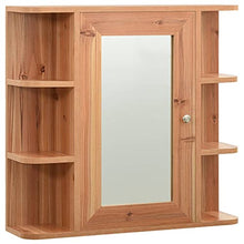 vidaXL Armadietto a Specchio Rovere 66x17x63 cm in MDF