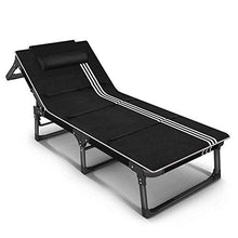 KaidanFolding Outdoor Camping COT Folding Bed ， Folding Bed Single ， Portable Folding Bed Home Office Single Bed Simple Siesta Bed Adult Siesta Camp Bed Multifunzionale Recliner