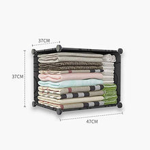 WCY Guardaroba Semplice Combinazione Pieghevole Assemblaggio Panno Armadio Economico Semplice Cabinet Tipo Moderno Plastica Plastica (Verde) Guardaroba Combinato (Dimensioni: 147x47x147cm) yqaae