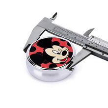 Carino Topolino rotondo portapillole portatile organizer per medicine con tre scomparti
