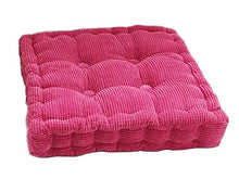 XHNXHN - Cuscino quadrato per sedia da pavimento, colore: Rosso rosa