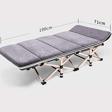 DGHJK Letto Pieghevole Letto Singolo Home Pranzo per Adulti Letto Siesta Lounge Office Simple Bed Marching Care