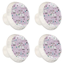 Maniglie per cassetti Manopole per cassetti Manopole rotonde Confezione da 4 per armadietto, cassetti, cassettiere, cassettiere ecc. Due lama e cuori