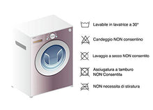BiancheriaWeb Coprimaterasso Imbottito Elasticizzato Anallergico Federe Cuscino Letto Made Italy Matrimoniale Aloe