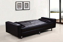 Bagno Italia Divano Letto con vano Contenitore Bianco Nero Marrone Ecopelle o Microfibra Modello Iris I - Arredi Casa