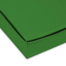 SuperKissen24. Materasso Cuscino per Bancale Divano Pallet 120x80 cm Seduta Impermeabile e Comodo per Divanetti da Esterno - Verde