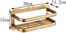 HTL Scaffale di stoccaggio Bagno Rack Free Punch Bagno Rack Spazio Alluminio Cosmetici Rack Antico Storage Rack Chiodo-libero Bagno Ciondolo Facile da installare
