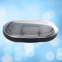 DOITOOL - Contenitore per pillole da viaggio, 1 contenitore portatile per pillole, 6 griglie, per medicine, contenitore organizer (nero)