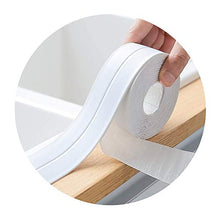 Nastro Sigillante Impermeabile, Nastro Flex Roll, Autoadesivo Profili in Pvc, Utilizzato per Piastrelle da Cucina/Bagno,Bordo Vasca da Bagno
