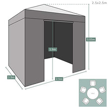 Airwave Essential - Gazebo pop-up con lati, 2,5 x 2,5 m, colore: Beige/Panna