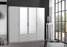 Casa e giardino disponibili armadio scorrevole a quattro"specchio bianco I-",White