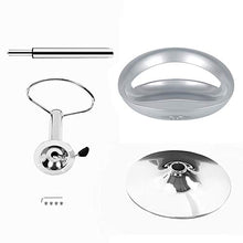 MUPAI Sgabello da Bar Sgabello da Bar Girevole con Sgabello Posteriore per Cucina (Grigio, 2)