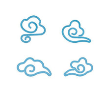 Kikkerland cloud graffette, set di 8 (PC17)