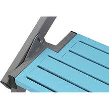 Siena Mybalconia 980942 Flip Flop Bench, Antracite/Sky Blue Acciaio/Antracite/Sky Blue