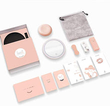 LBWARMB Trucco Specchio con luci Makeup Mirror LED con Luce Desktop Creativo Magnetic Wall Hanging Portatile Fill Luce dello Specchio di Bellezza Specchio da Toilette di Ricarica USB