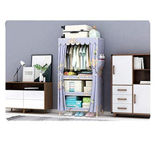 JFFFFWI Armadio Guardaroba Armadio in Legno massello Semplice Armadio 80 * 45 * 170cm (Colore: A)