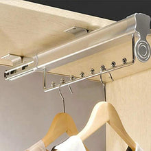 WTMLK - Appendiabiti a scomparsa, con asta retrattile, 25/30/35/40/45/50 cm, ideale per armadio