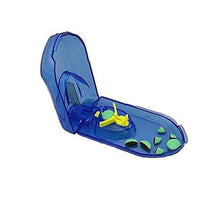 Pillola di plastica Cutter Splitter Divisore con Design ergonomico per il taglio di piccoli pillole e grandi pillole blu domestici