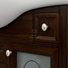 Shop Chic Arredo bagno in legno in stile classico noce con lavabo ante e cassetti