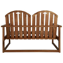 vidaXL Legno Massello di Acacia Panchina da Giardino 2 Posti Panca da Esterno