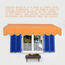 WBTY - Tenda da sole rettangolare per esterni, cortile e cortile, in tessuto resistente agli UV, per giardino, pieghevole, resistente all'usura e alla pioggia