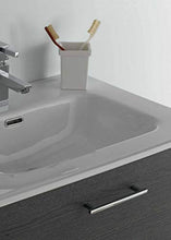 Set Mobile Lavabo Specchio LED Arredo Bagno Moderno Londra60 CERAMICHEMIRANDA-Olmo Grigio