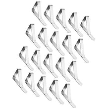 DaMohony, clip per tovaglia in acciaio inox, 12 pezzi