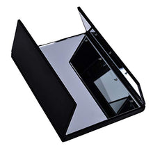Specchio Trucco Portatile LED Light Makeup Mirror Vanity lights Compact Makeup Pocket mirrors Vanity Cosmetic hand folding led Lampada a specchio black