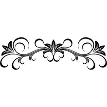 Adesivi per testiera del letto, T-MK324, 42 x 140 cm, colore: Nero