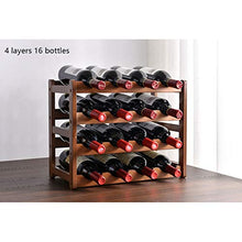 xiaoli Portabottiglie per Vino Multistrato di bambù Red Wine Rack recinto Bottle Holder Moderna del Vino Rosso del Basamento della mensola Bar Home Storage Decoration Scaffale per Vino