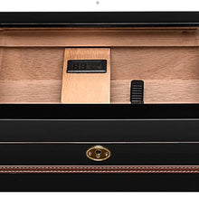 YUTRD ZCJUX Cigar Box Cigar Humidor for Circa, con igrometro e umidificatore in Legno Scatola di sigari