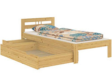 Erst-Holz Solido Letto Classico in Pino massello Laccato 80x200 con doghe rigide 60.64-08