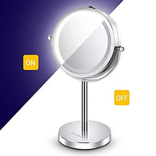 Specchio da Tavolo con Luce LED 1 / 10X - Specchio cosmico - 17,8 cm