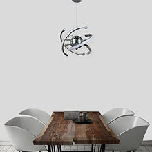 ELINKUME LED lampada a sospensione design moderno lampadario soggiorno sala da pranzo (23W)