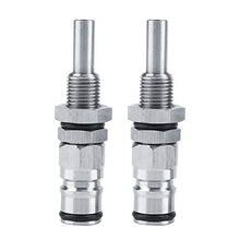 Tarente 2pcs / Set in Acciaio Inox Robusto barilotto di Birra Palla Blocco Messaggio connettore