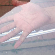 GDMING Tende con Occhielli Antivento, Impermeabile Resistente alle Intemperie Robusto Telo, 0.5mm Spessore Trasparente Copertura della Finestra Plastica Partizione, 36 Dimensioni