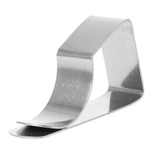 NINGYE - 4 mollette per tovaglia in acciaio inox, regolabili