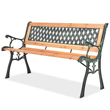 FAMIROSA Panchina da Giardino 122 cm in Legno-0262