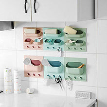 Dravem - Mensola da parete per cucina e bagno, colore puro, 1 foro
