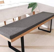 Cuscino per panca da esterni, imbottitura in schiuma, 100 x 30 cm, comodo e durevole, imbottitura di ricambio per panca da giardino o altalena, 2 3 4 posti