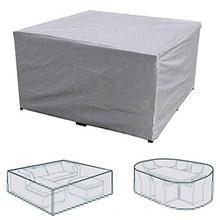 Yardwe coperture per mobili da Giardino per Esterni Set di mobili Resistenti per Esterni Resistenti copritavolo Quadrato e sedie (150 x 150 x 75 cm)