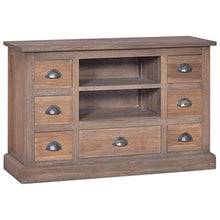 vidaXL - Sideboard 90x30x58 cm Teak Massivholz