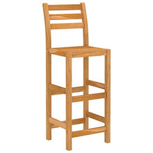 FAMIROSA Set da Bar da Giardino 3 pz in Legno Massello di Acacia