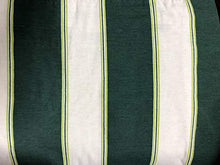 Stiliac 9411T312 Set Cuscini Ricambio per dondolo 3 posti, Rigato Bianco/verde, 150x55x6 cm